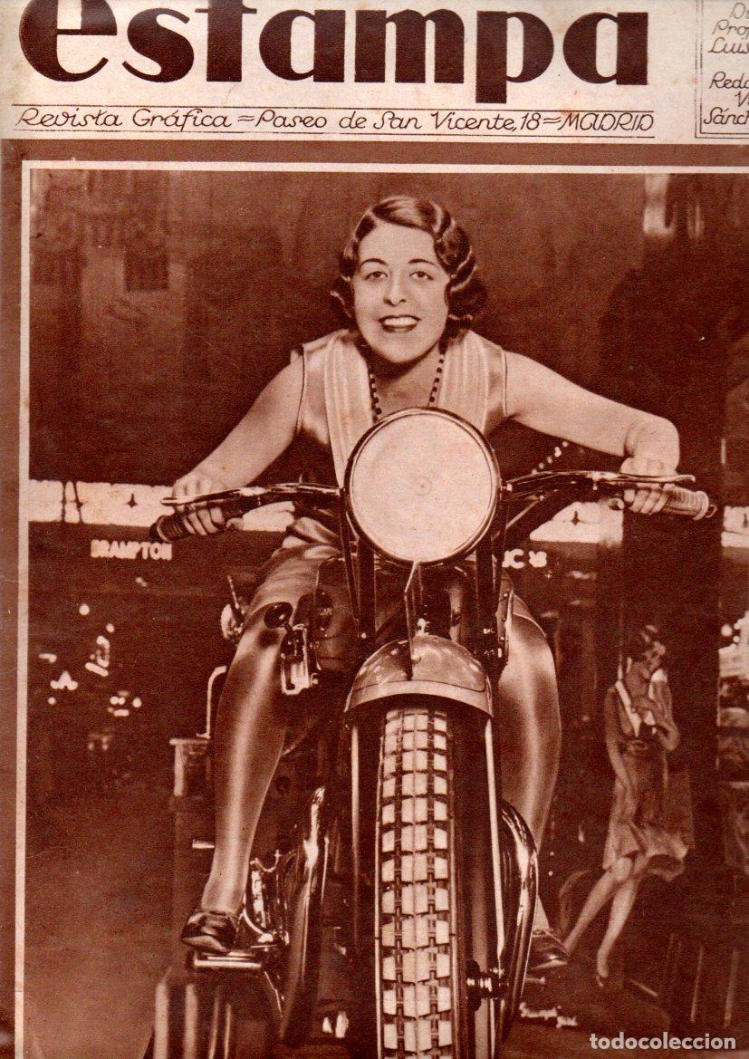 Colecionismo de Revistas e Jornais: REVISTA ESTAMPA 11 ABRIL 1931 - ELECCIONES MUNICIPALES - DULZAINEROS CASTILLA