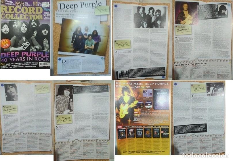 Coleccionismo de Revistas y Peri&oacute;dicos: Deep Purple - 68 recortes (art&iacute;culos, propagandas, etc)