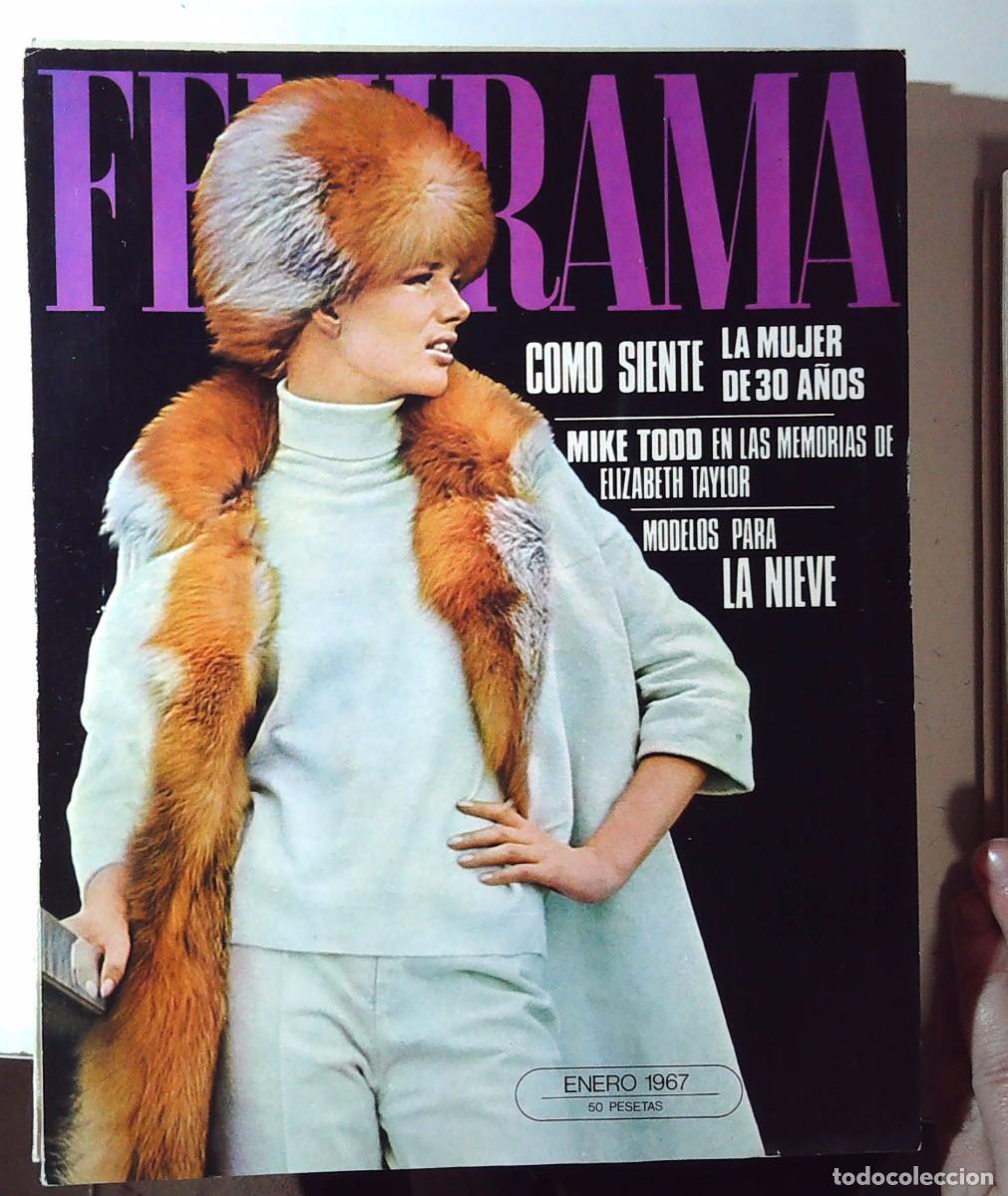 Coleccionismo de Revistas y Peri&oacute;dicos: femirama revista de moda enero 1967 las memorias elizbeth taylor richard burton george chakiris