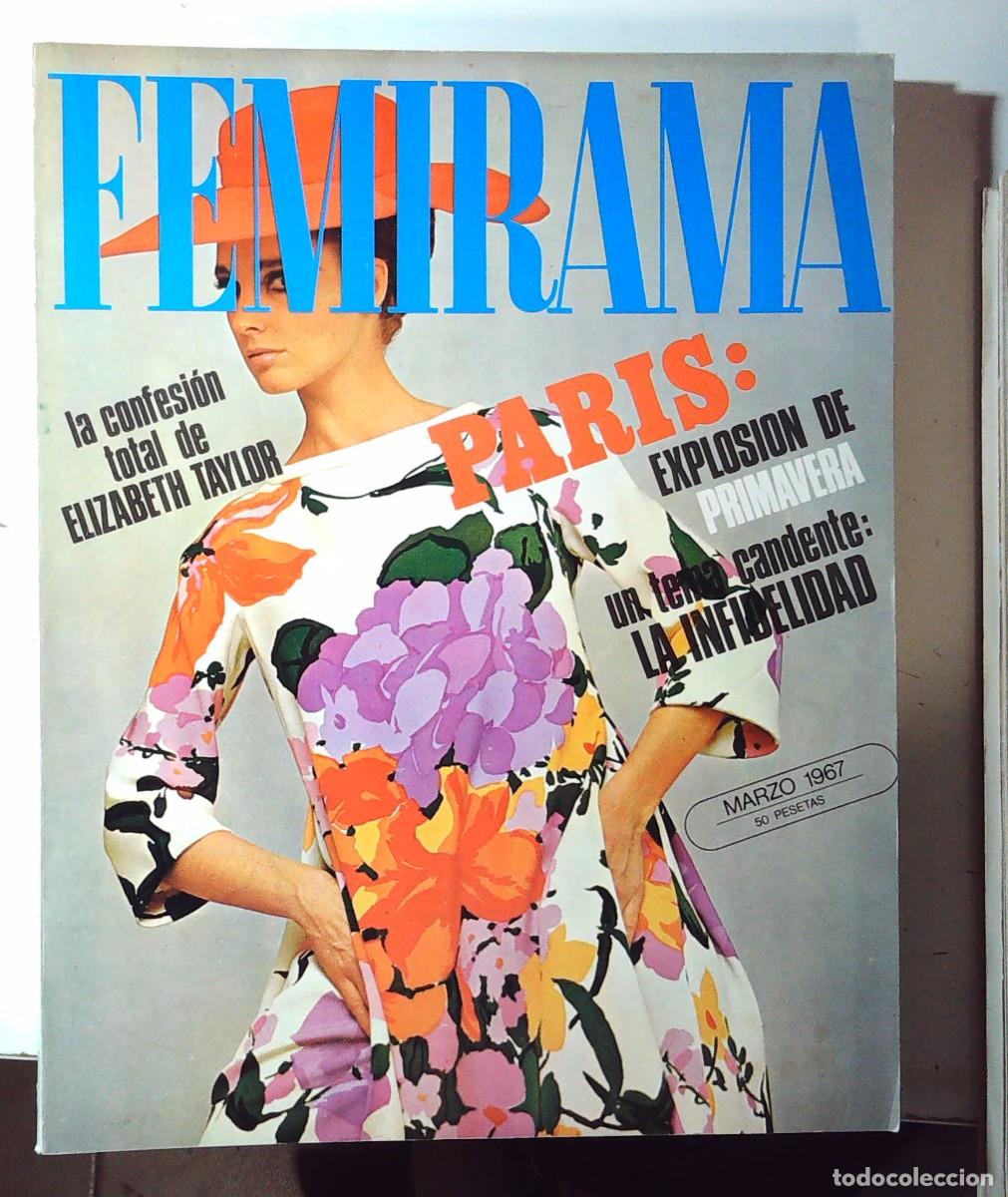 Coleccionismo de Revistas y Peri&oacute;dicos: femirama revista de moda marzo 1967 las memorias elizbeth taylor richard burton