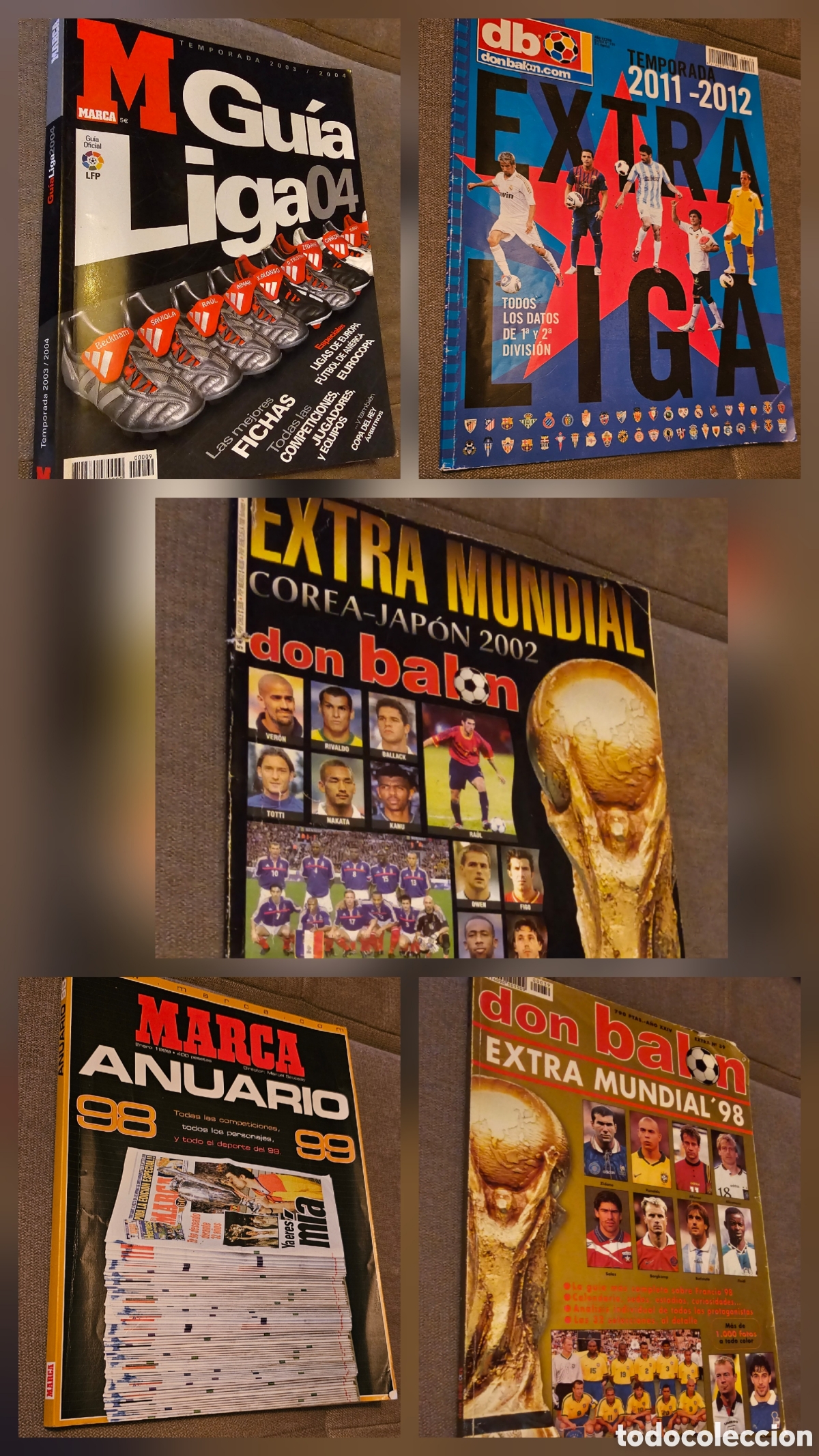 Collection Magazines and Newspapers: 5 Revistas futbol &rdquo;Don Bal&oacute;n&rdquo; y &rdquo;Marca&rdquo; especiales