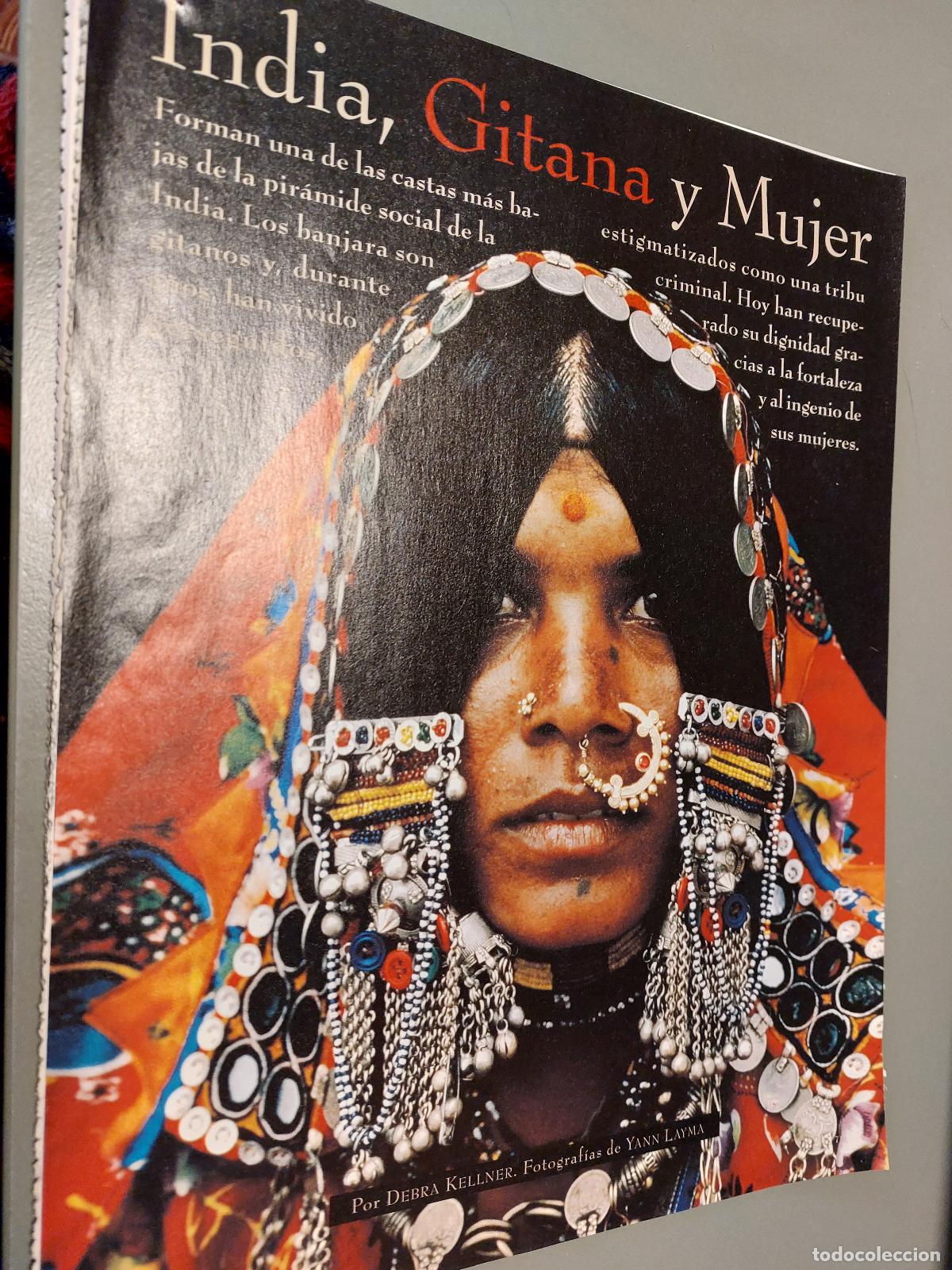 Collection Magazines and Newspapers: INDIA, GITANA Y MUJER. 4 P&Aacute;GINAS. ART&Iacute;CULO EXTRAIDO DE REVISTA. GRAPA. COMPLETO