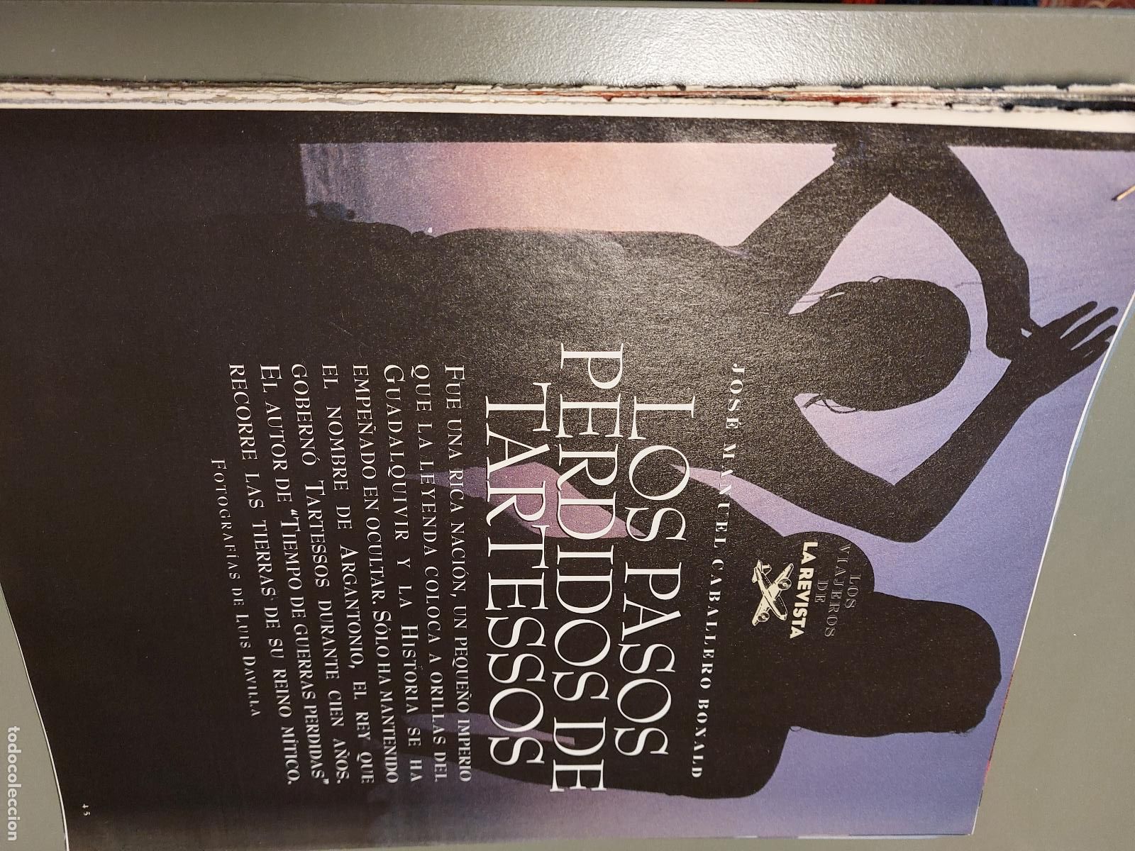 Coleccionismo de Revistas y Peri&oacute;dicos: TARTESSOS. JOSE MANUEL CABALLERO BONALD. 5 P&Aacute;GINAS. ART&Iacute;CULO EXTRAIDO DE REVISTA. GRAPA. COMPLETO