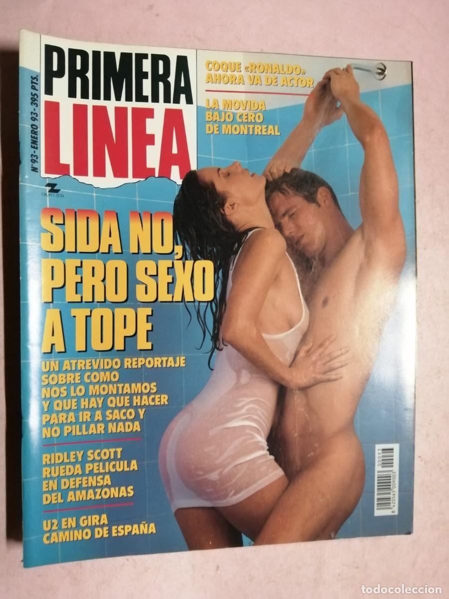 Coleccionismo de Revistas y Peri&oacute;dicos: PRIMERA LINEA (NUMERO 93) SIDA NO, SEXO A TOPE - COQUE MALLA - RIDLEY SCOTT - U2 -...