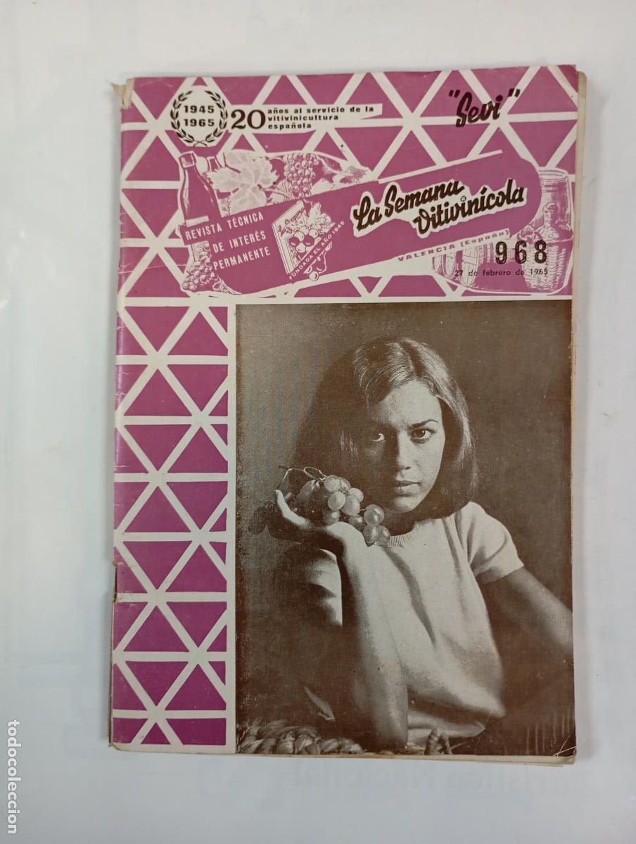 Coleccionismo de Revistas y Peri&oacute;dicos: REVISTA LA SEMANA VITIVIN&Iacute;COLA N&ordm; 968. 27 FEBRERO 1965. TDKR34