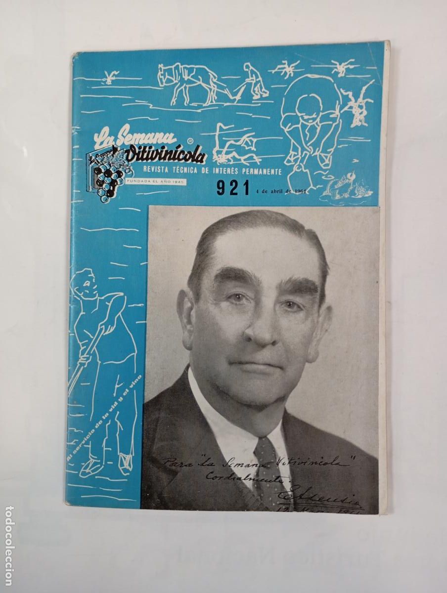 Coleccionismo de Revistas y Peri&oacute;dicos: REVISTA LA SEMANA VITIVIN&Iacute;COLA N&ordm; 921. 4 ABRIL 1961. TDKR34