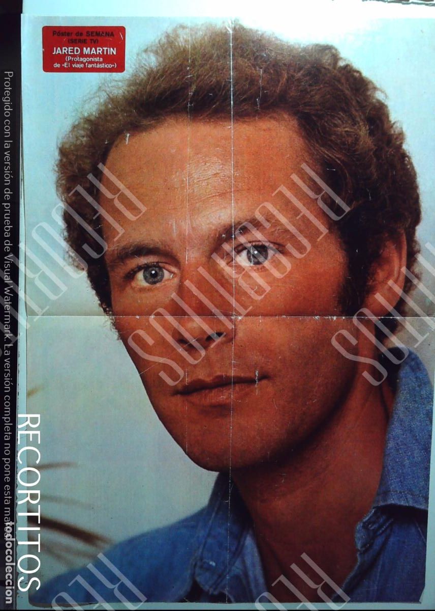 Collezionismo di Riviste e Giornali: JARED MARTIN EL VIAJE FANTASTICO POSTER PAUL MACCARTNEY LINDA THE WINGS BEATLES
