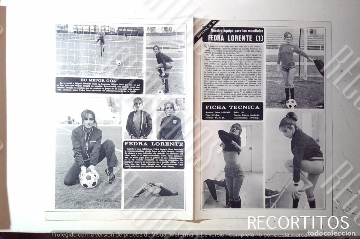 Collectionnisme de Revues et Journaux: TRIPTICO MUNDIAL 82 FEDRA LORENTE LA BOMBI UN DOS TRES 1 2 3