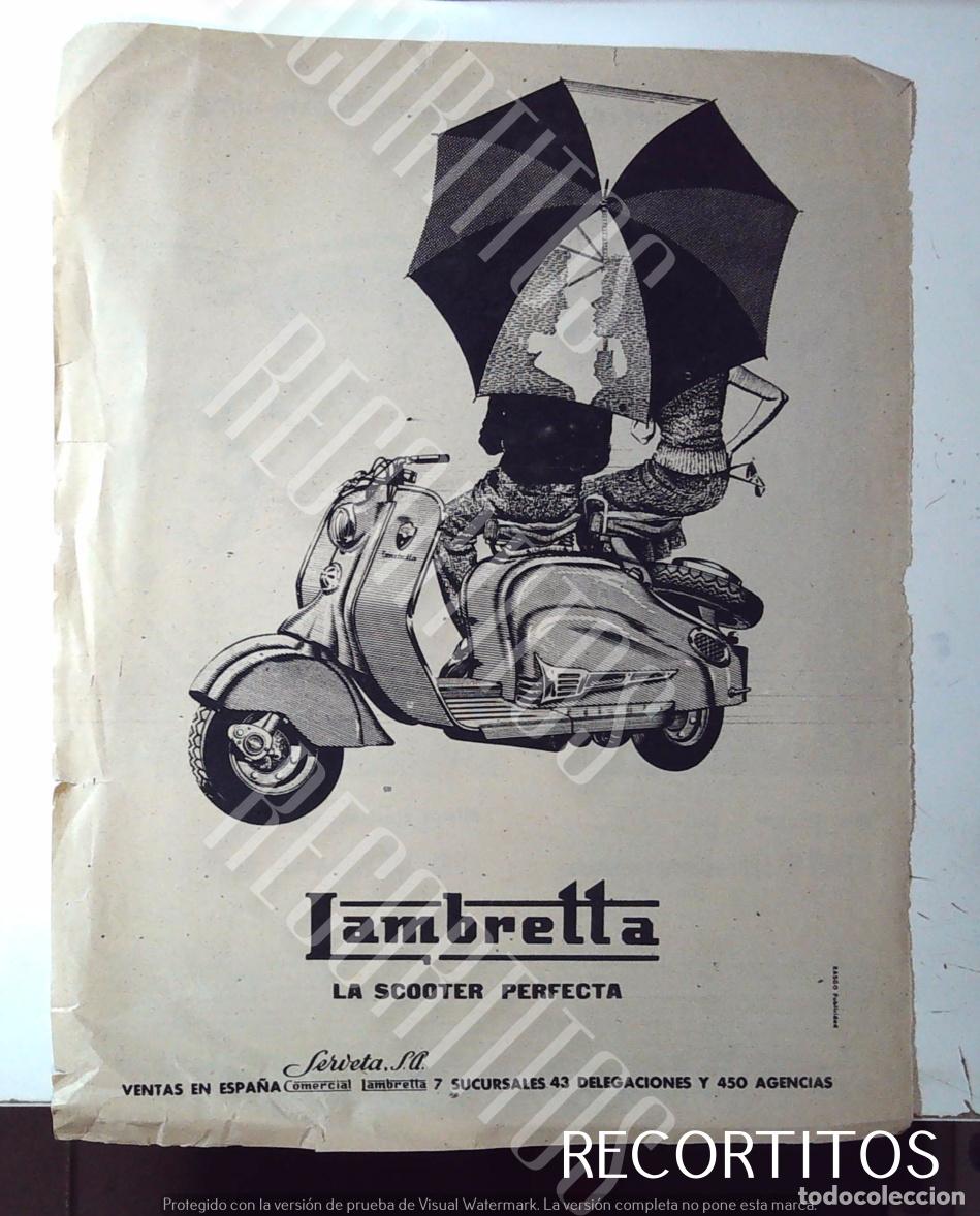 Coleccionismo de Revistas y Peri&oacute;dicos: LAMBRETTA LA SCOOTER PERFECTA SERVETA SA