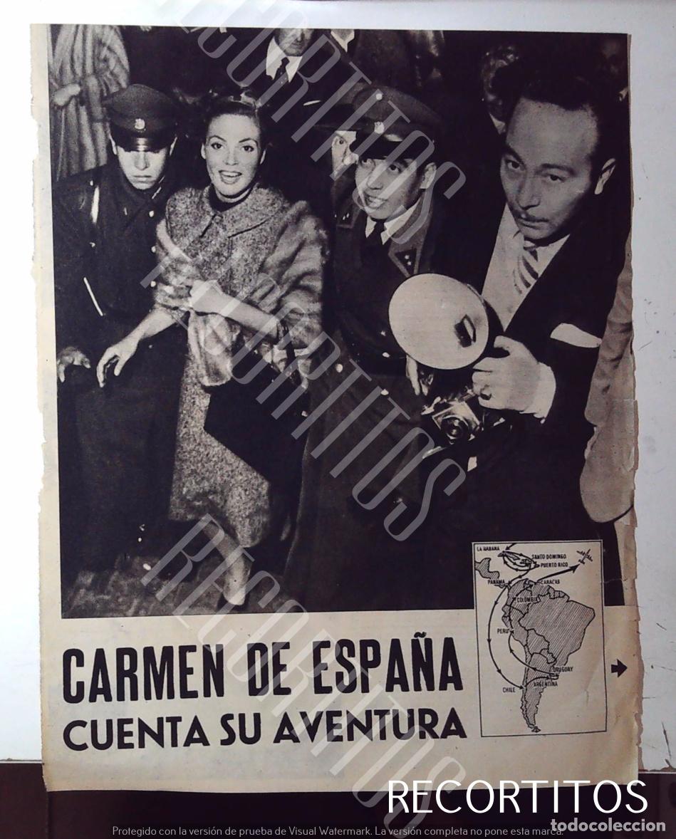 Coleccionismo de Revistas y Peri&oacute;dicos: CARMEN SEVILLA TRIUNFA EN ARGENTINA