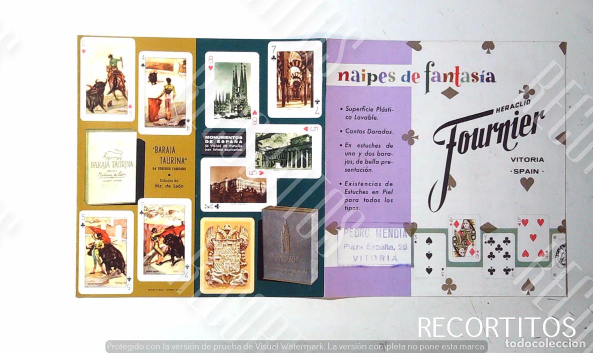 Sammeln von Zeitschriften und Zeitungen: CATALOGO FOLLETO CARTAS NAIOES DE FANTASIA FOURNIER VITORIA SPAIN