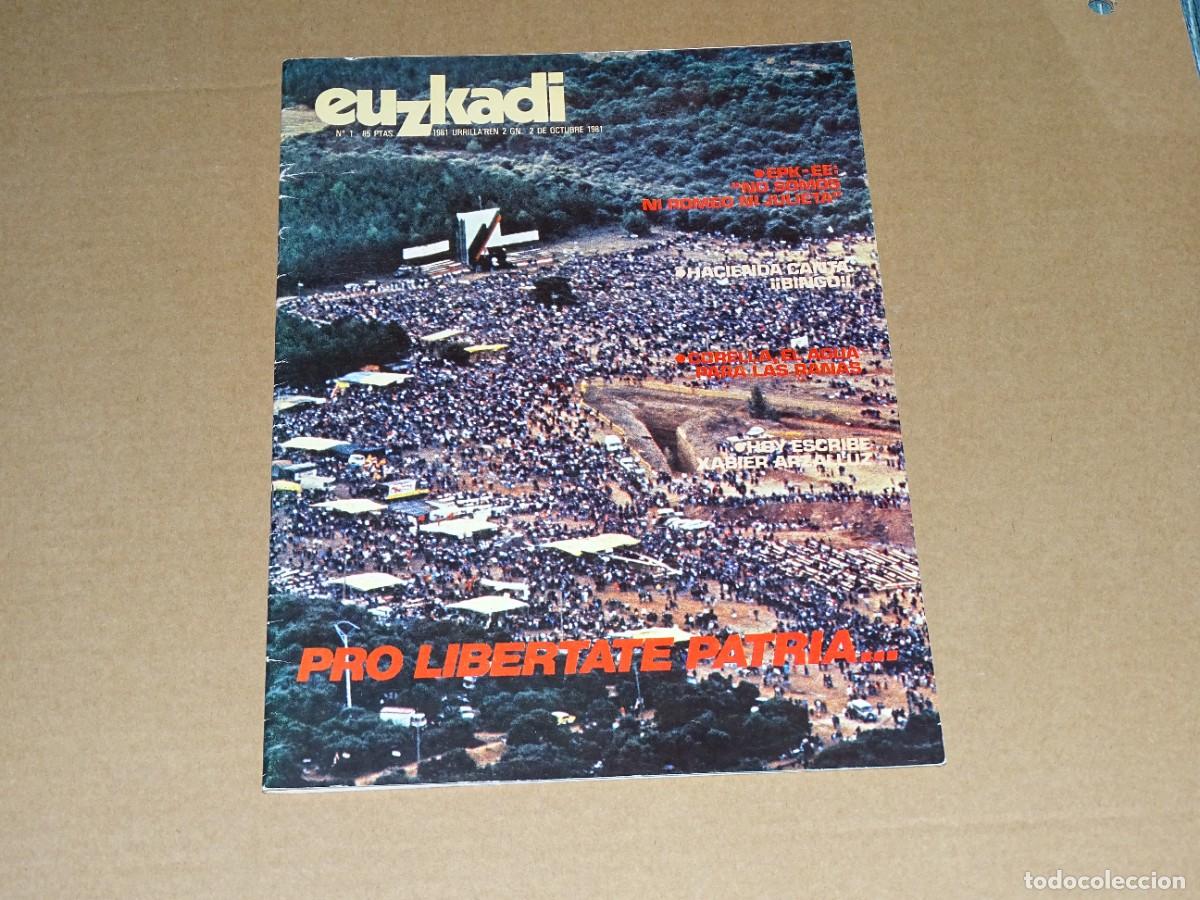 Sammeln von Zeitschriften und Zeitungen: Euzkadi N&ordm; 1. 2 de octubre de 1981.
