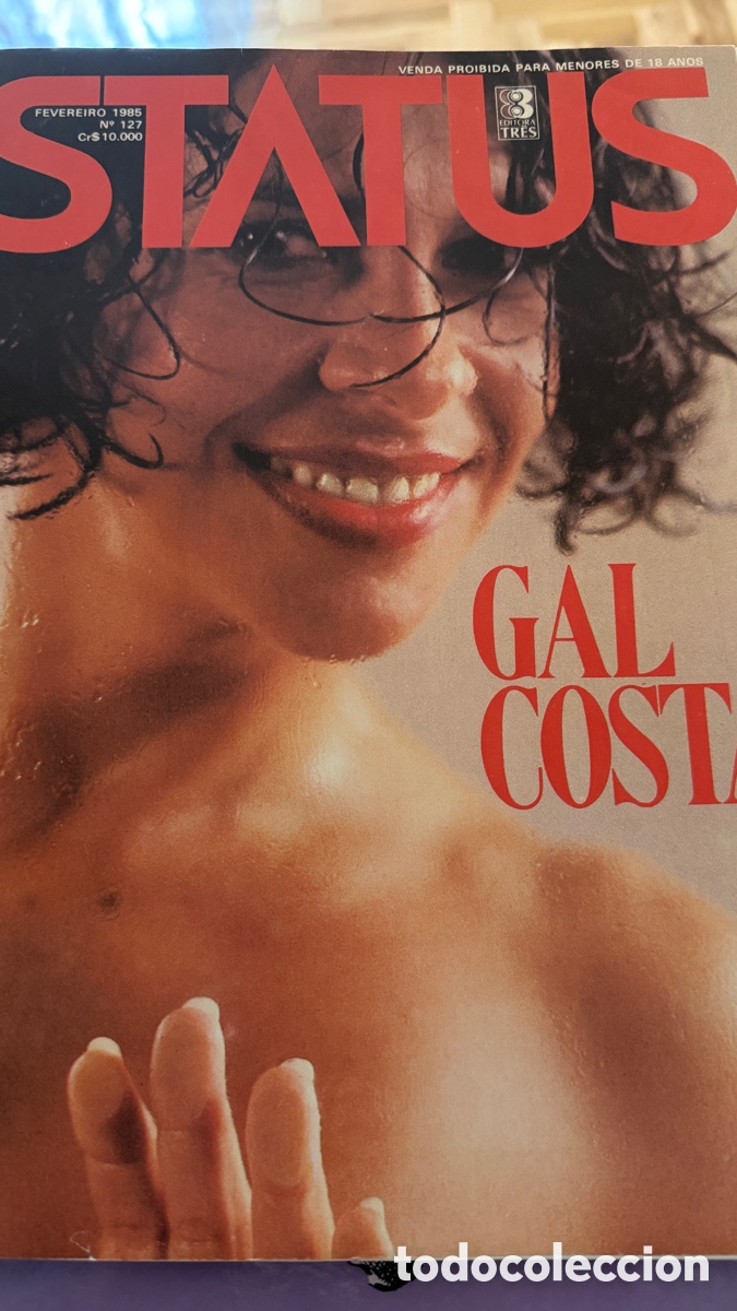 Coleccionismo de Revistas y Peri&oacute;dicos: Revista Status. Gal Costa. A estrela nua