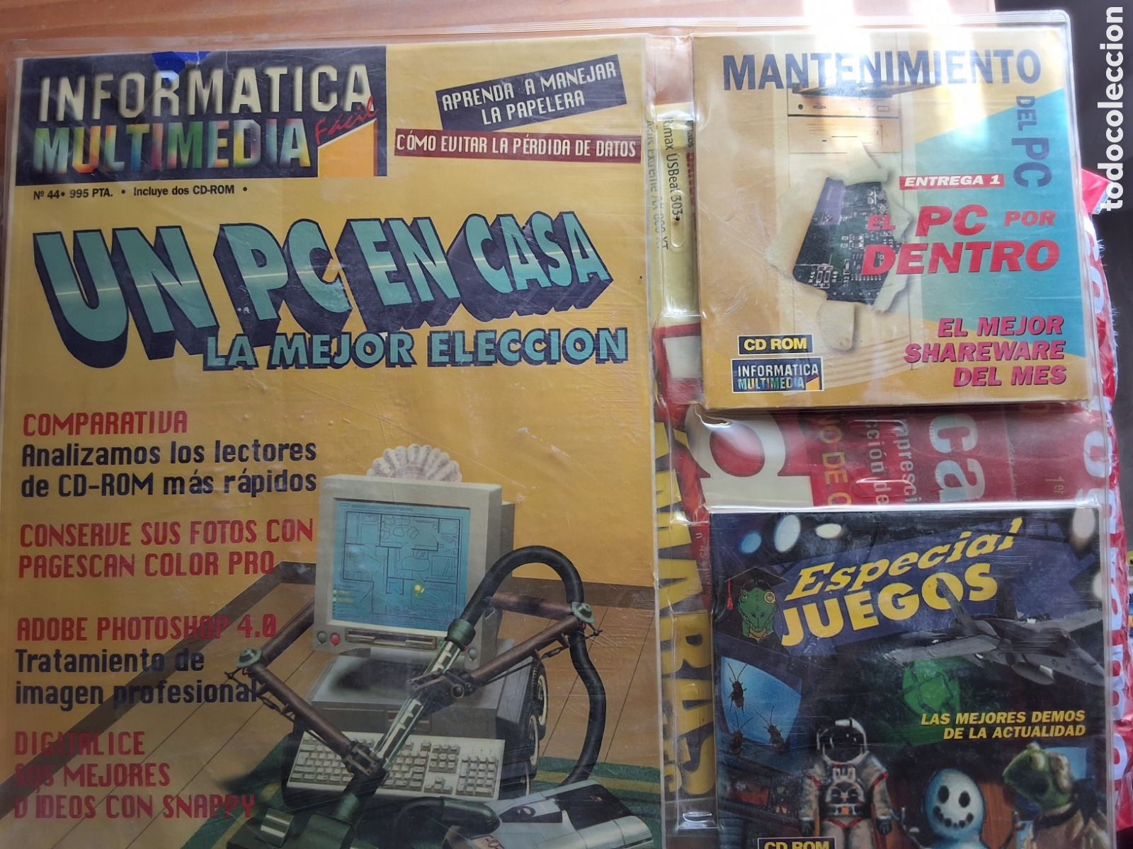 Collection Magazines and Newspapers: Inform&aacute;tica multimedia revista inform&aacute;tica incluye CDs mantenimiento especial juegos