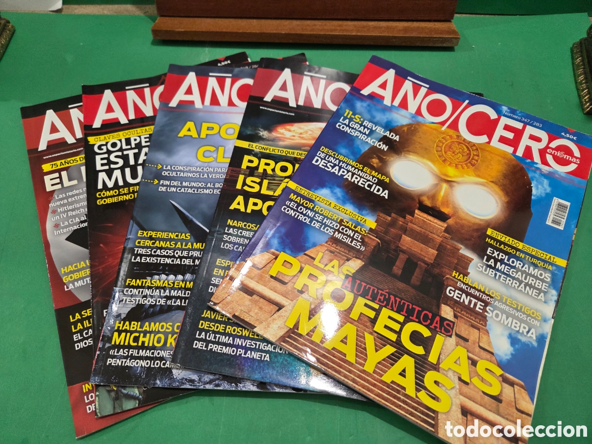 Coleccionismo de Revistas y Peri&oacute;dicos: REVISTA..&rdquo;&rdquo;A&Ntilde;O CERO&rdquo;&rdquo;...LOTE DE 5 REVISTAS...