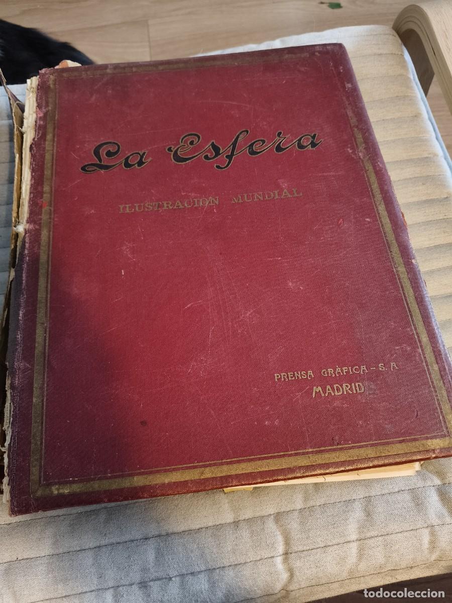 Coleccionismo de Revistas y Peri&oacute;dicos: LA ESFERA. ILUSTRACION MUNDIAL. TOMO ENCUADERNADO CON LOS NUMERO 35 AL 52 Y 79 AL 91. A&Ntilde;O 1914. CIEN