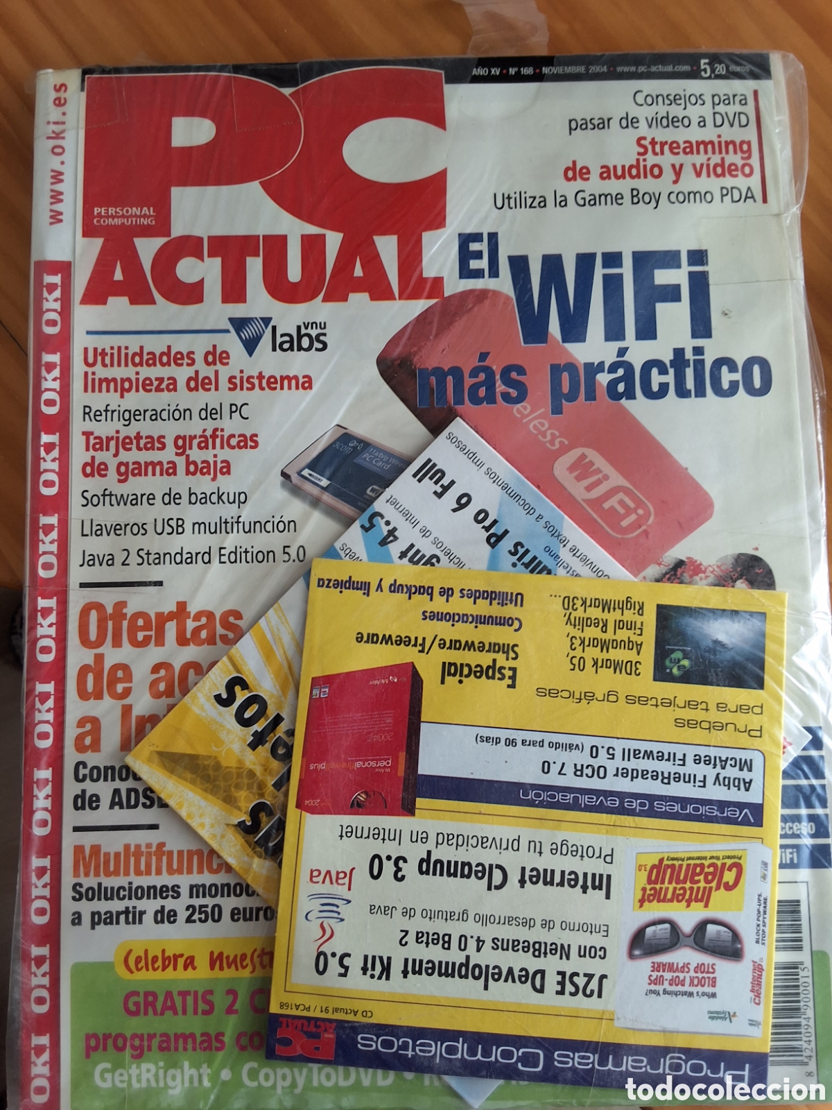 Coleccionismo de Revistas y Peri&oacute;dicos: Pc actual revista inform&aacute;tica a&ntilde;o 2004/11 incluye CDs