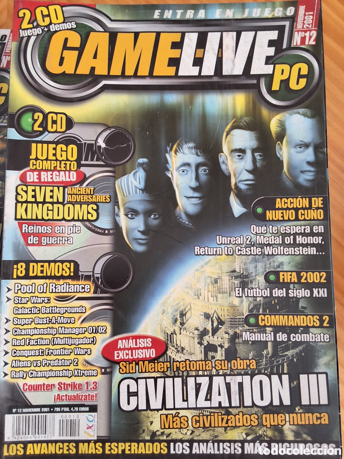 Collection Magazines and Newspapers: Game live revista juegos pc n&uacute;mero 12 a&ntilde;o 2001/11