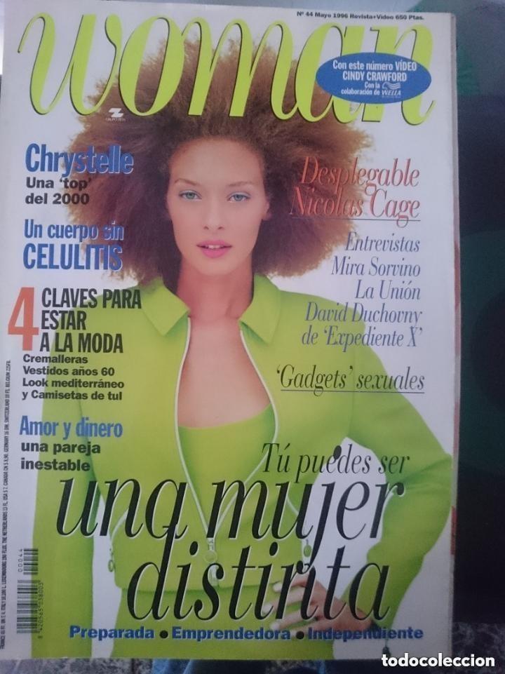 Collectionnisme de Revues et Journaux: WOMAN - MAYO 1996 - N 44 - CHRYSTELLE,MIRA SORVINO,TORI AMOS,LA UNION,N. CAGE -leer detalles
