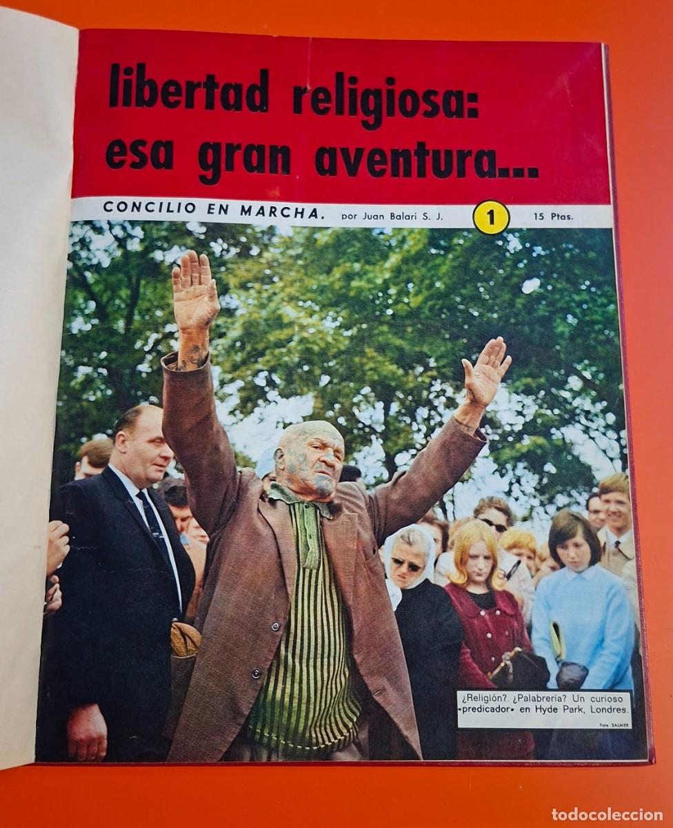Collection Magazines and Newspapers: CONCILIO EN MARCHA - 8 RARAS REVISTAS RELIGIOSAS ENCUADERNADAS, NUMEROS DEL 1 AL 8, A&Ntilde;O 1967 ..A3567