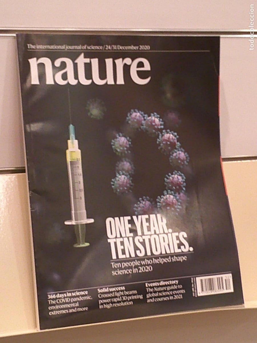 Coleccionismo de Revistas y Peri&oacute;dicos: NATURE VOL. 588, N&ordm; 7839 THE INTERNATIONAL JOURNAL OF SCIENCE 24-31 DECEMBER 2020