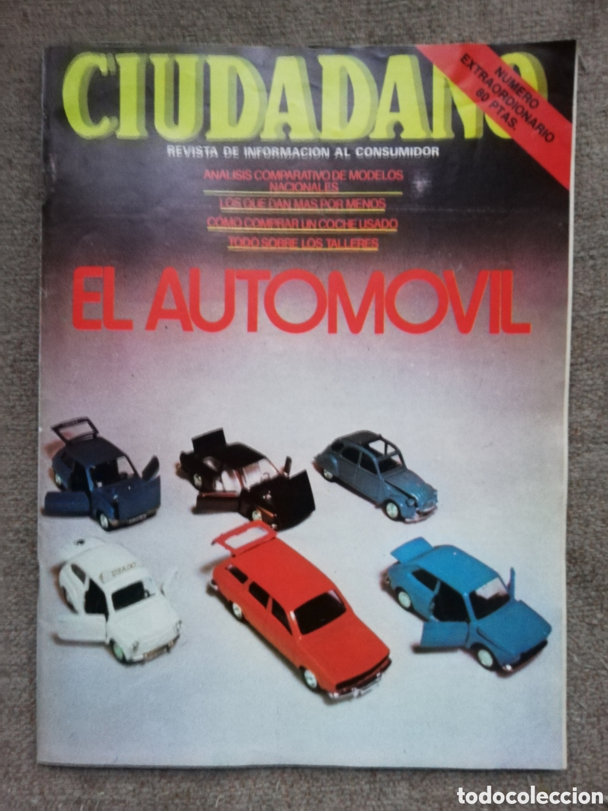 Coleccionismo de Revistas y Peri&oacute;dicos: Ciudadano. Revista informaci&oacute;n al consumidor. N&uacute;mero extraordinario El Automovil. Analisis, talleres