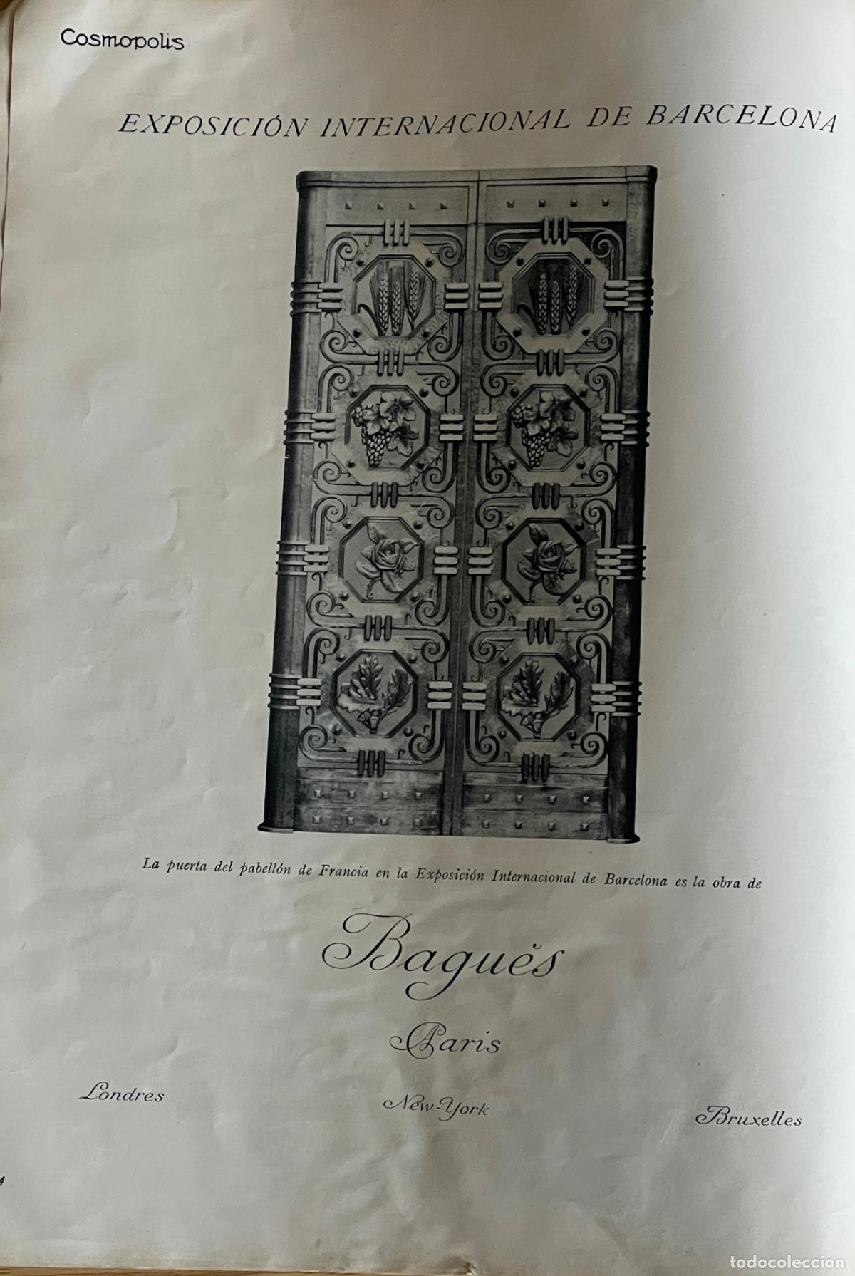 Collezionismo di Riviste e Giornali: Publicidad Bagu&eacute;s Par&iacute;s - 1929 * COSM&Oacute;POLIS *