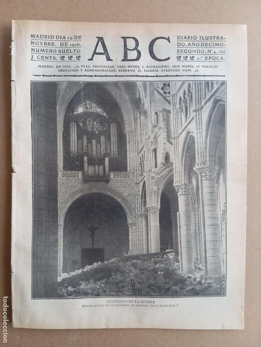 Collezionismo di Riviste e Giornali: ABC. 19 de noviembre de 1916. n&uacute;m. 4169