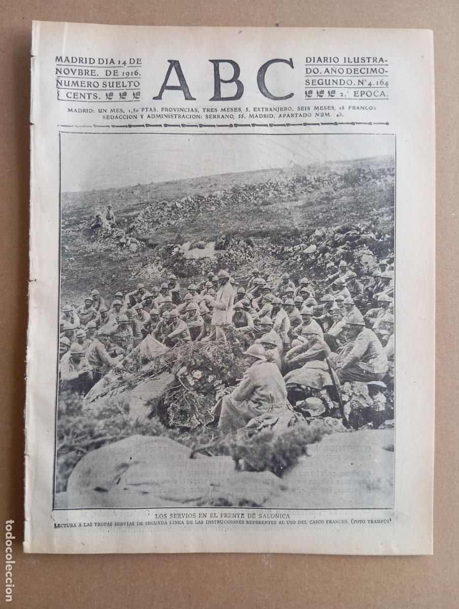 Collezionismo di Riviste e Giornali: ABC. 14 de noviembre de 1916. n&uacute;m. 4164