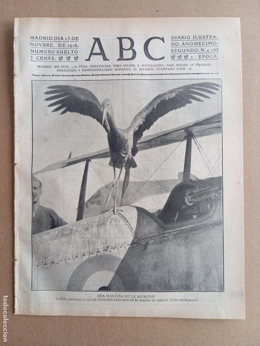 Collezionismo di Riviste e Giornali: ABC. 13 de noviembre de 1916. n&uacute;m. 4163