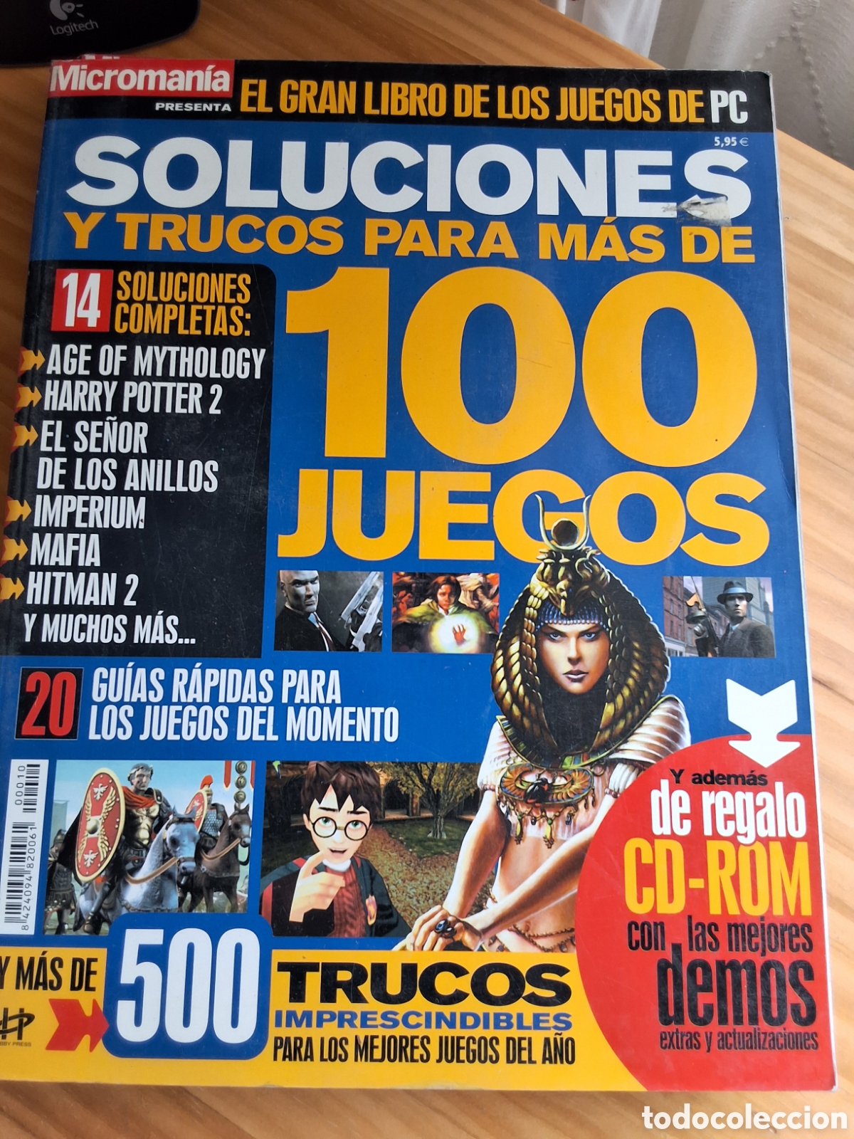 Coleccionismo de Revistas y Peri&oacute;dicos: Soluciones y trucos gran libro revista micromania n&uacute;mero 10 incluye CD