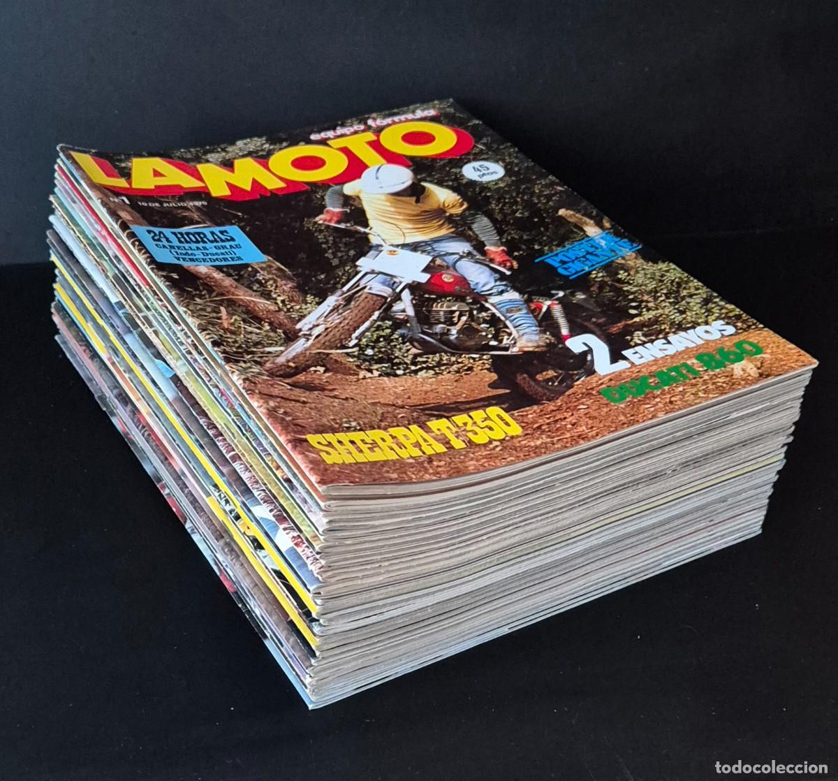 Collection Magazines and Newspapers: BRUTAL LOTE 31 REVISTAS LA MOTO EQUIPO FORMULA EN BUEN ESTADO VALEN LA PENA