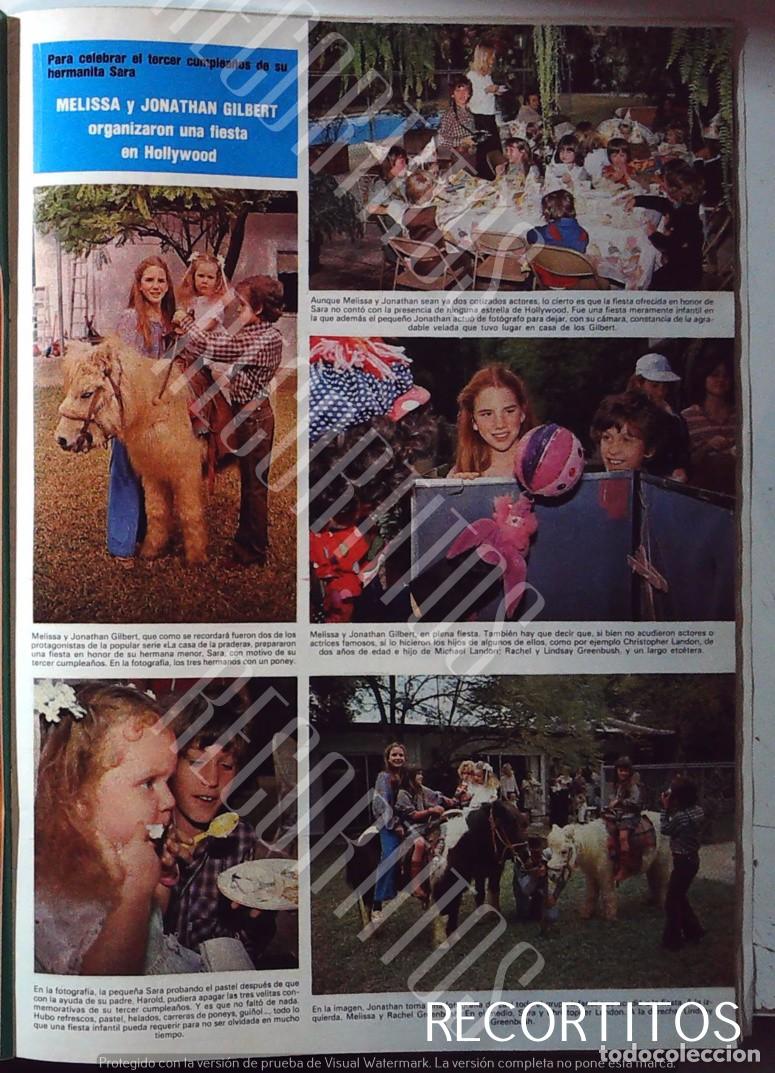 Coleccionismo de revistas y peri&oacute;dicos: melissa JONATHAN gilbert la casa de la pradera