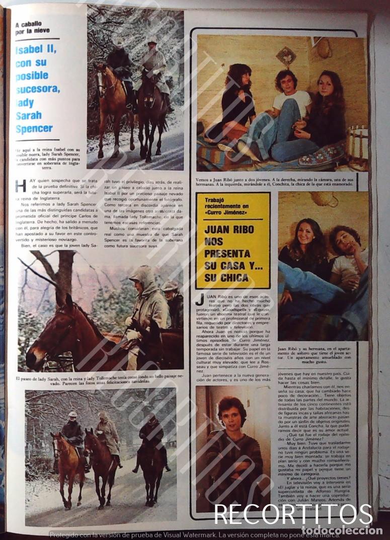 Coleccionismo de Revistas y Peri&oacute;dicos: ISABEL II ELIZABETH QUEEN LADY SARAH SPENCER JUAN RIBO CONCHITA MARC POREL