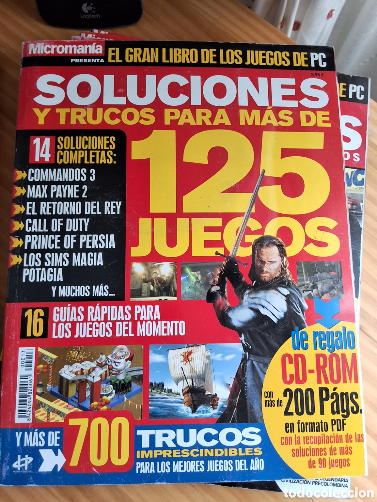 Coleccionismo de Revistas y Peri&oacute;dicos: Soluciones y trucos gran libro revista micromania n&uacute;mero 13 incluye CD