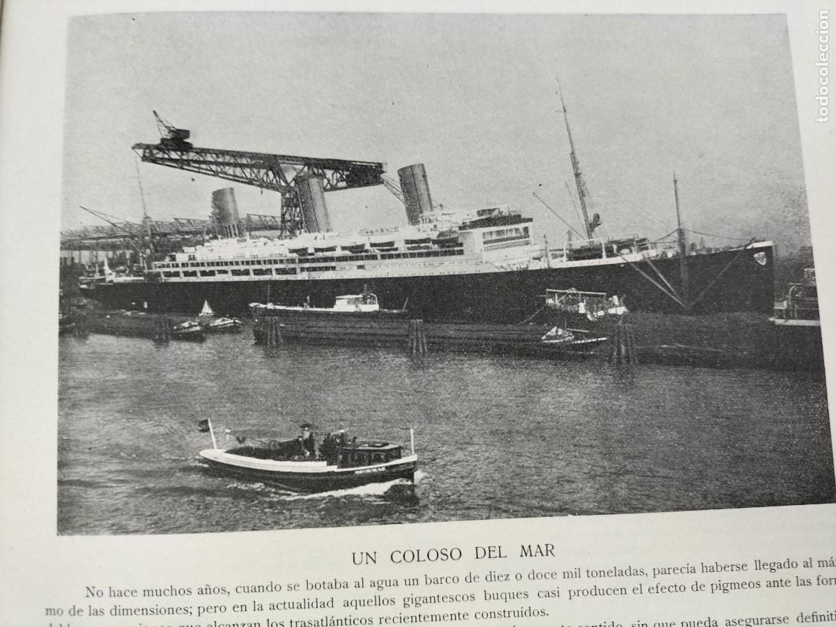 Collection Magazines and Newspapers: TRASATLANTICO MAYOR DEL MUNDO VATERLAND COMPA&Ntilde;IA HAMBURG AMERIKA LINIE REVISTA A&Ntilde;O 1914