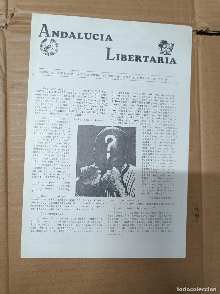 Coleccionismo de Revistas y Peri&oacute;dicos: ANTIGUA REVISTA POLITICA ANDALUCIA LIBERTARIA, ANARQUISTA, CNT 1979, TRANSICION - P13