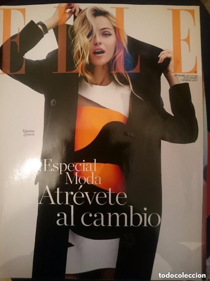 Collezionismo di Riviste e Giornali: ELLE - N 348 - SEPTIEMBRE 2015 -CON VALENTINA ZELYAEVA EN PORTADA