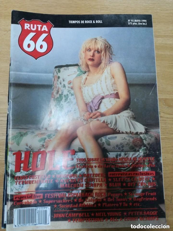 Collection Magazines and Newspapers: RUTA 66 N&ordm; 95 HOLE - ELVIS COSTELLO - DONOVAN - BREEDERS - MALCOLM SCARPA - BLUR - NEIL YOUNG -LEER
