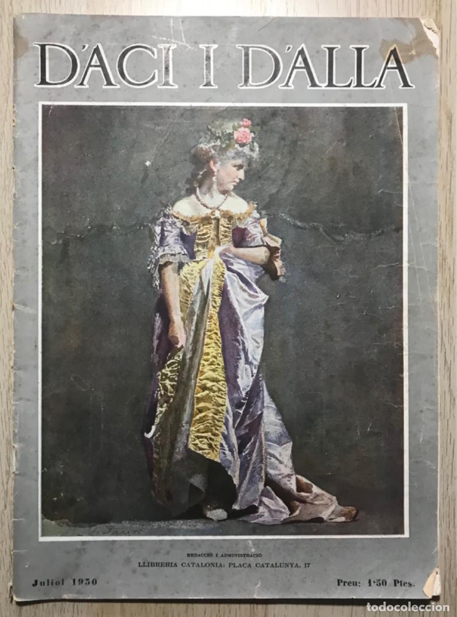 Collezionismo di Riviste e Giornali: D'AC&Iacute; I D'ALL&Agrave; - Julio 1930 - Revista cultural catalana - Sillas modernas... ARTE, MODA, ANUNCIOS..