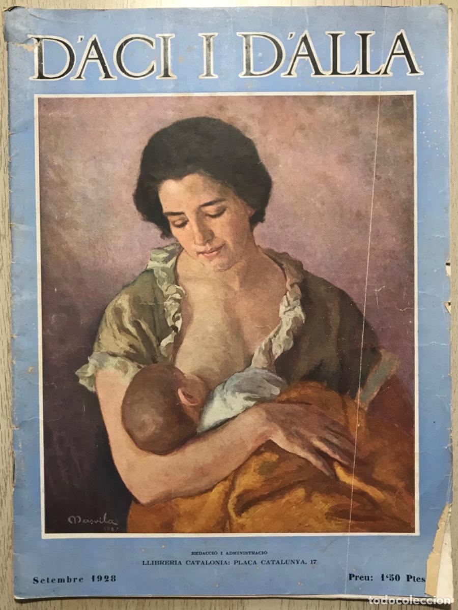 Coleccionismo de Revistas y Peri&oacute;dicos: D'AC&Iacute; I D'ALL&Agrave; - Febrero 1928 - Revista cultural catalana - L. Tolstoi / Narc&iacute;s Oller -ARTE, MODA...
