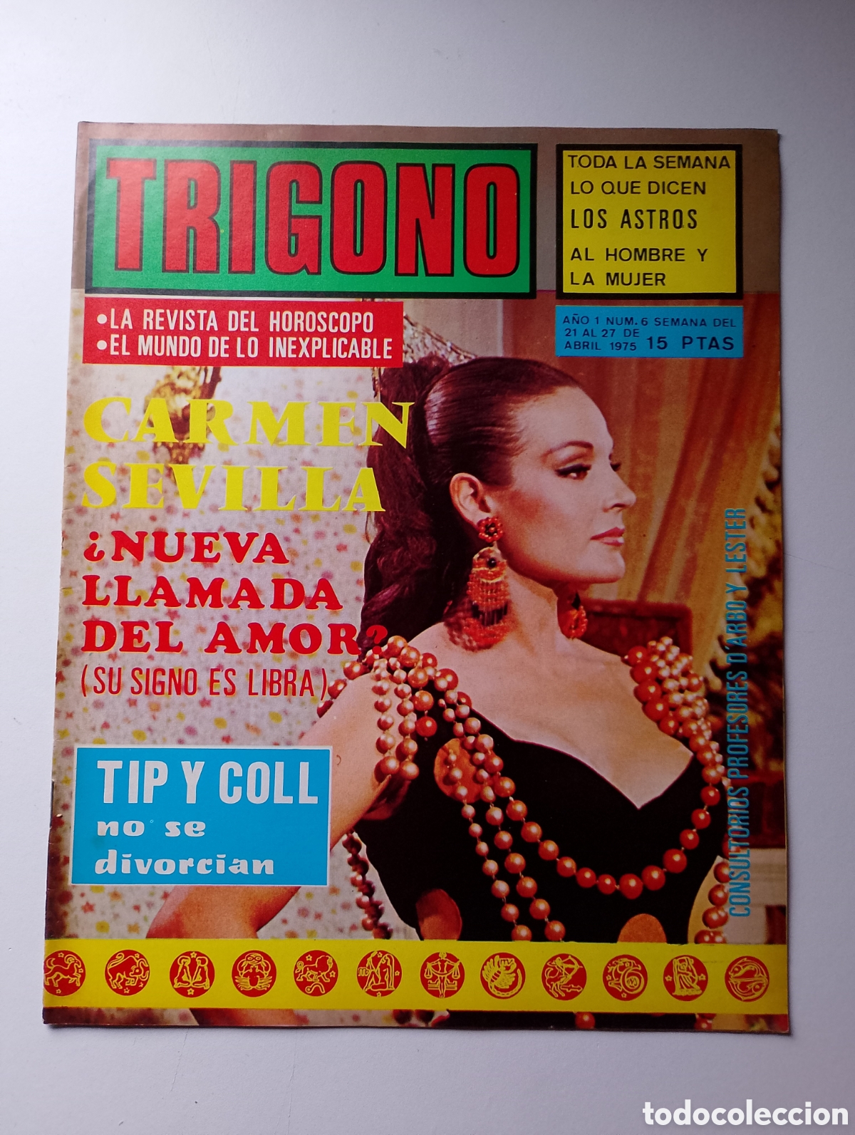 Coleccionismo de Revistas y Peri&oacute;dicos: REVISTA TRIGONO. CARMEN SEVILLA