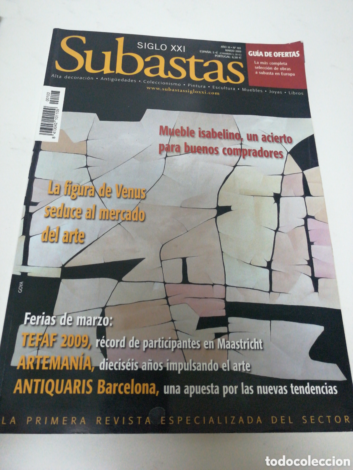 Coleccionismo de revistas y peri&oacute;dicos: Revista Subastas siglo XXI n 103