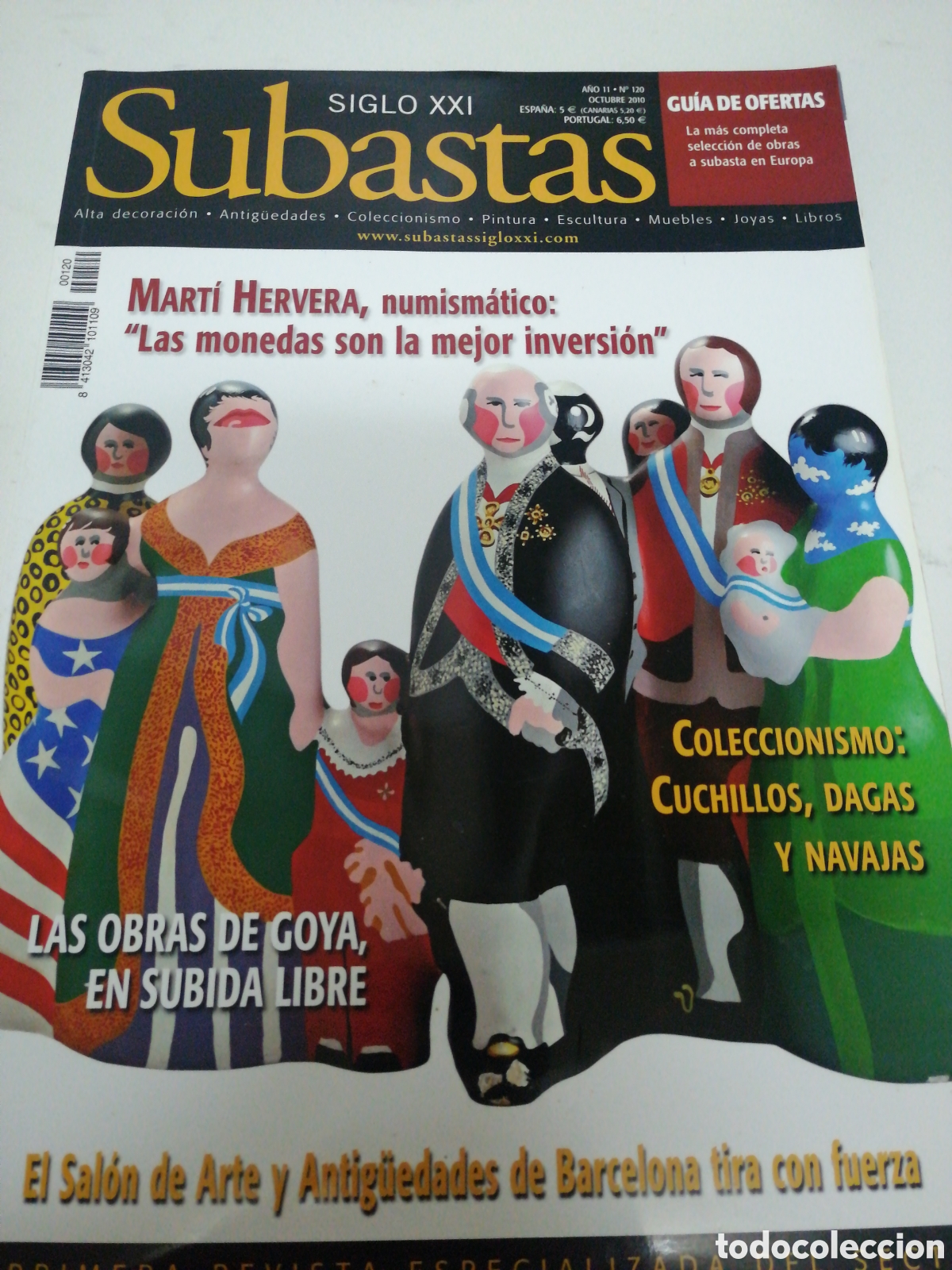 Coleccionismo de revistas y peri&oacute;dicos: Revista subastas siglo XXI n 120