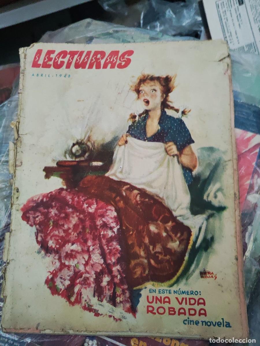 Coleccionismo de Revistas y Peri&oacute;dicos: REVISTA LECTURAS,ABRIL1948.