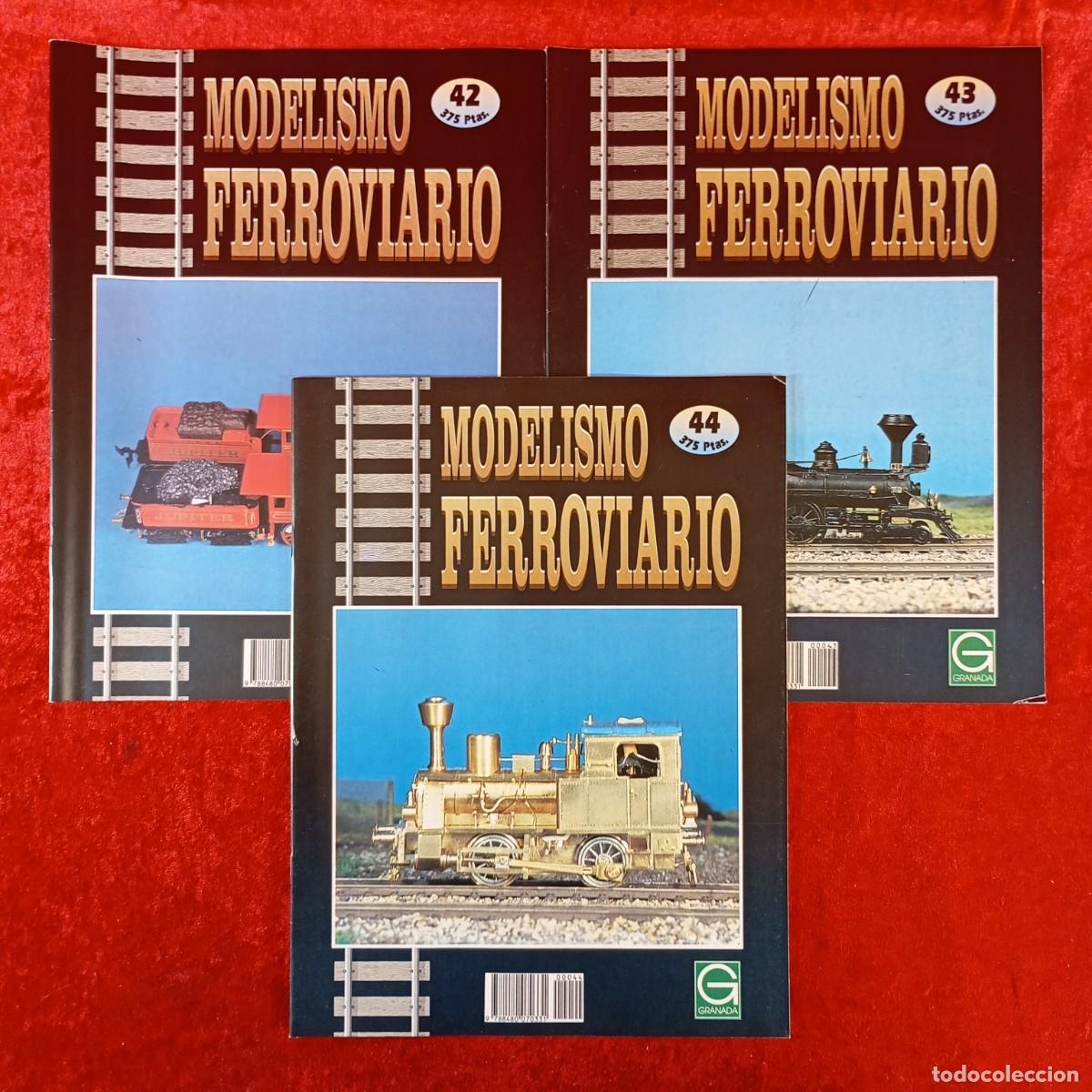 Coleccionismo de revistas y peri&oacute;dicos: MODELISMO FERROVIARIO - EDICIONES GRANADA - LOTE 3 FASC&Iacute;CULOS - N&Uacute;MEROS 42, 43, 44 / 8134