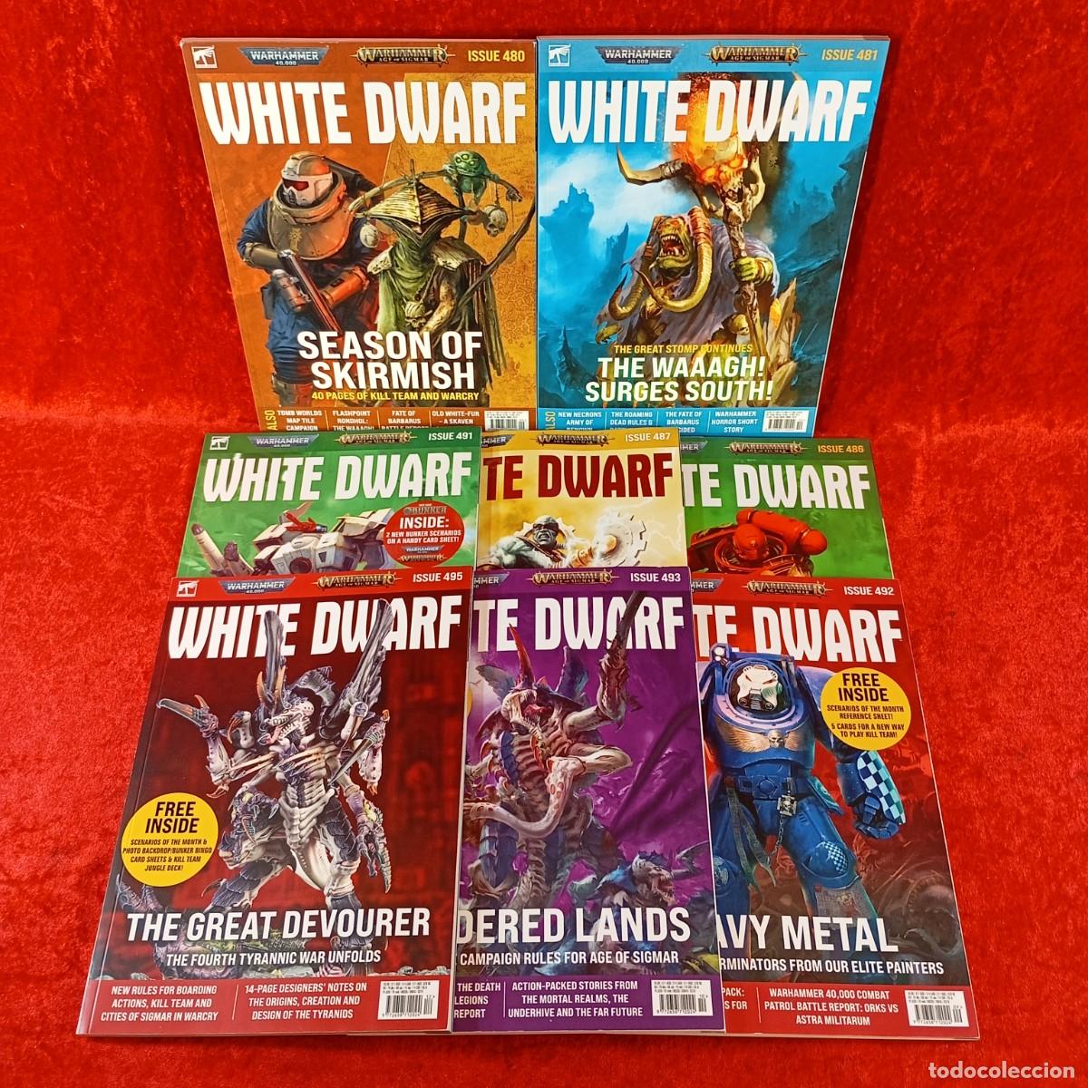 Collezionismo di Riviste e Giornali: WHITE DWARF - WARHAMMER - LOTE 8 REVISTAS DE MINIATURAS - VER N&Uacute;MEROS EN LAS FOTOS / 8137