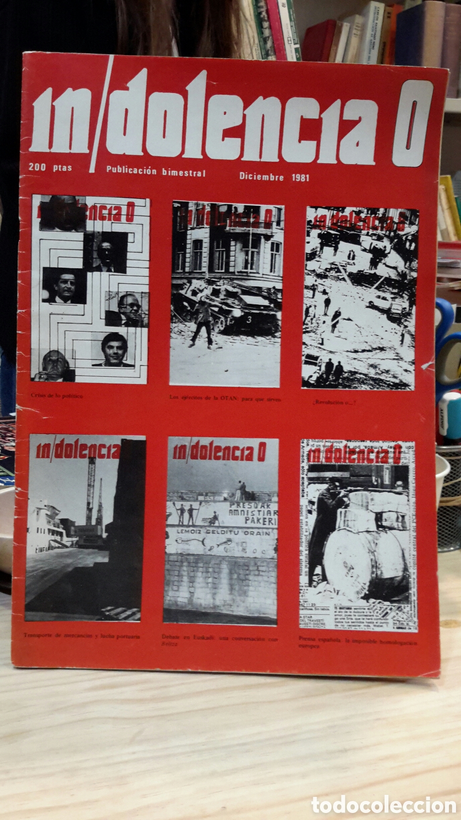 Collection Magazines and Newspapers: In/dolencia N&ordm; 0 diciembre 1981