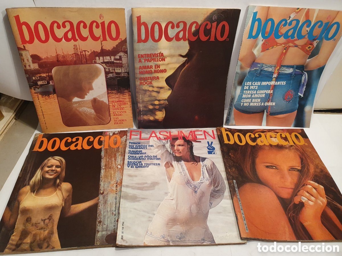 Collection Magazines and Newspapers: BOCACCIO. FLASHMEN. 6 NUMEROS 1972-73.