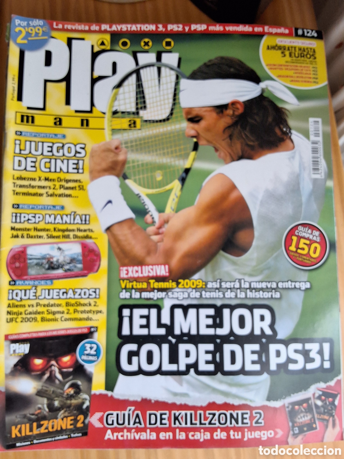 Collectionnisme de Revues et Journaux: Play mania revista consolas n&uacute;mero 124 a&ntilde;o 2009/7